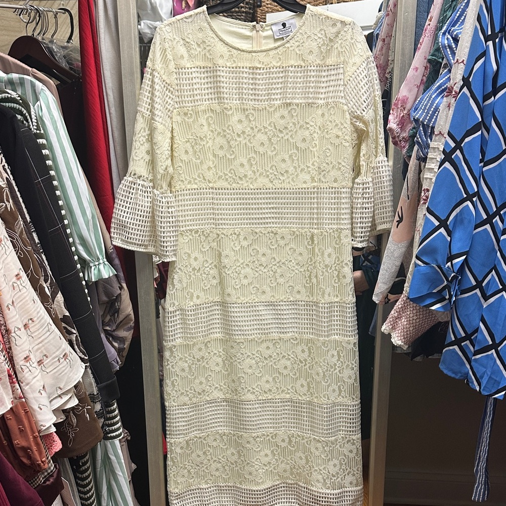 Dainty Jewells Cream Lace Dress.
